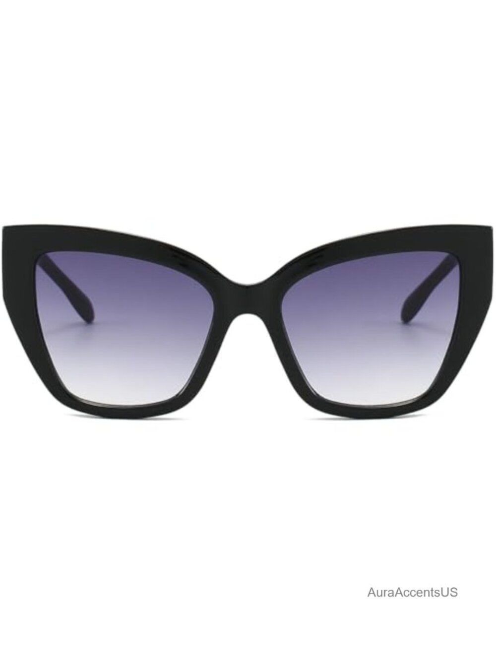 Oversized Cat Eye Sunglasses UV400 Full-Frame Retro Women's Big Shades